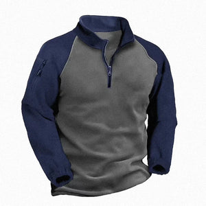 Zip-up Fleece Sweatshirt